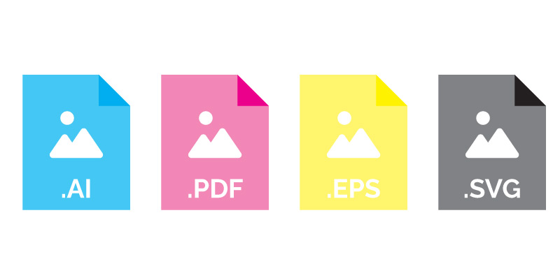AI, PDF, EPS en SVG